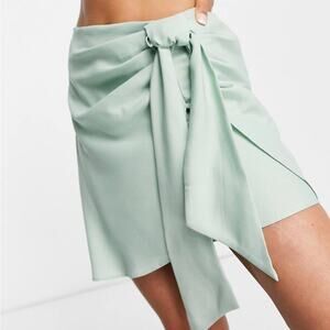 River Island Wrap Skirt Size Petite 10 NWT